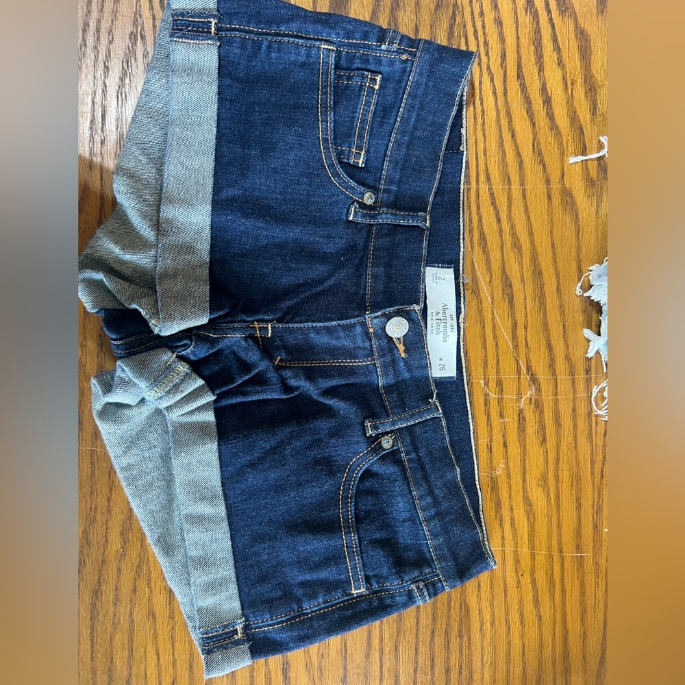 Abercrombie & Fitch Indigo Denim Shorts